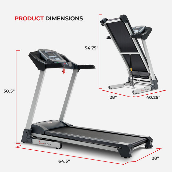 Sunny Auto Incline Treadmill