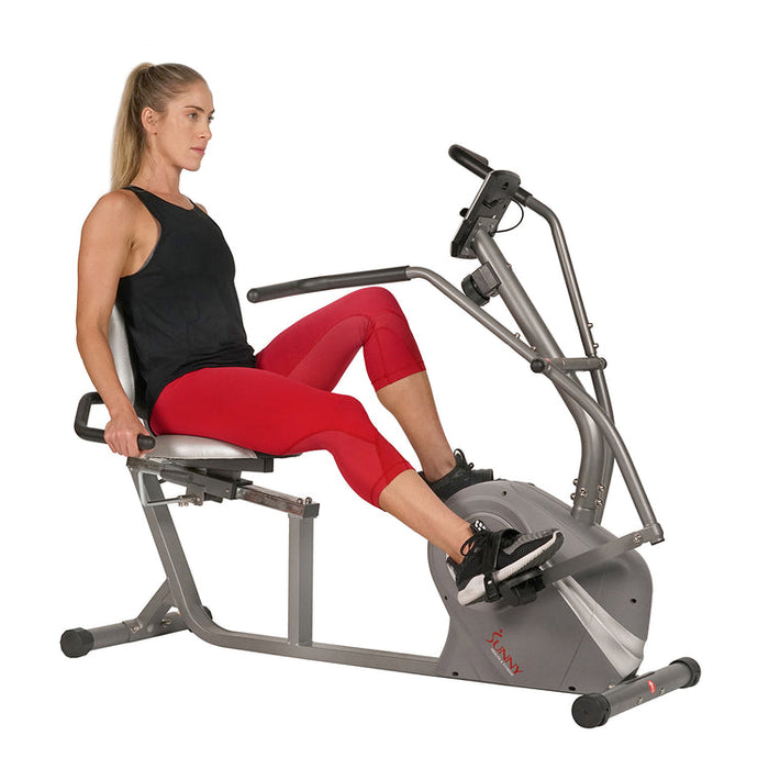 Sunny Stationary Cross Trainer Magnetic Recumbent Bike  SF-RB4936