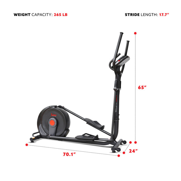Stride Length 22 Stride Elliptical Get Fit With E1200 LCD